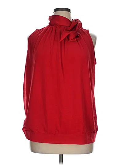 Pre-owned Worthington Sleeveless Blouse In Red