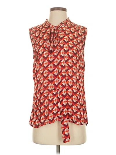 Pre-owned Worthington Sleeveless Blouse In Red