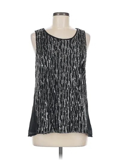 Pre-owned Worthington Sleeveless Blouse In Silver