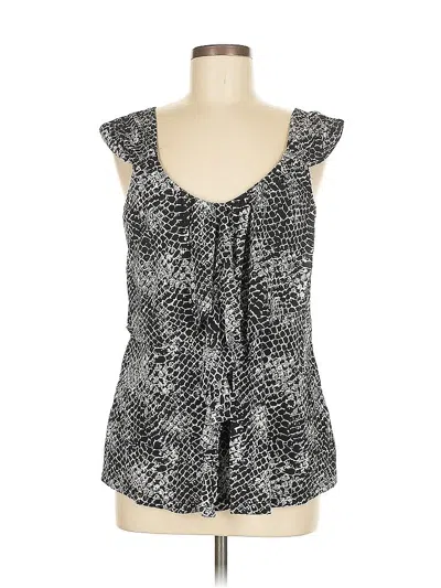 Pre-owned Worthington Sleeveless Blouse In Silver