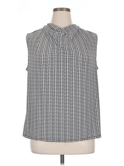 Pre-owned Worthington Sleeveless Blouse In Silver
