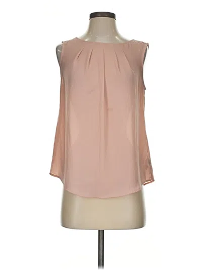 Pre-owned Worthington Sleeveless Blouse In Tan