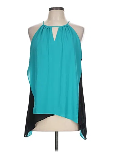 Pre-owned Worthington Sleeveless Blouse In Teal