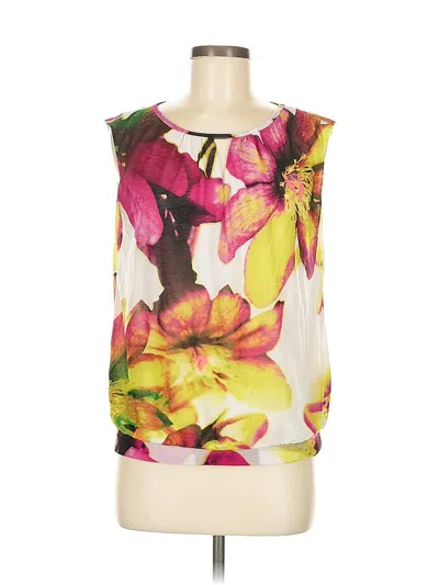 Pre-owned Worthington Sleeveless Blouse In White