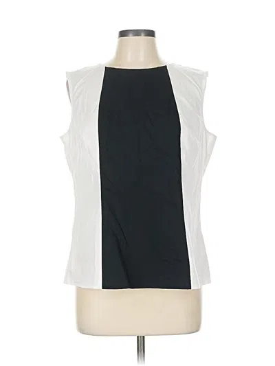 Pre-owned Worthington Sleeveless Blouse In White