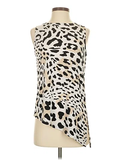 Pre-owned Worthington Sleeveless Blouse In White