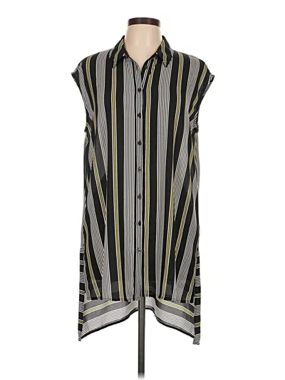 Pre-owned Worthington Sleeveless Blouse In Yellow