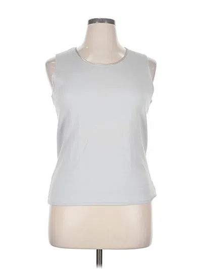 Pre-owned Worthington Sleeveless T-shirt In Silver