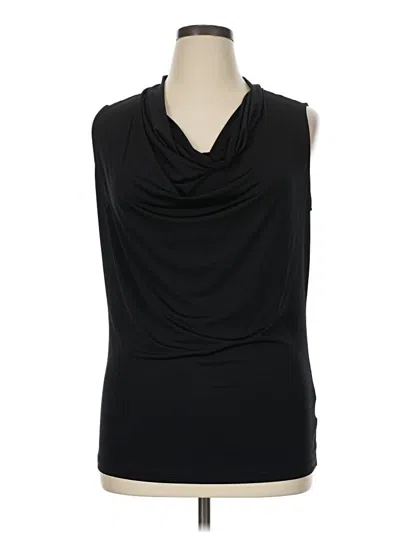 Pre-owned Worthington Sleeveless Top Black Cowl Neck Tops