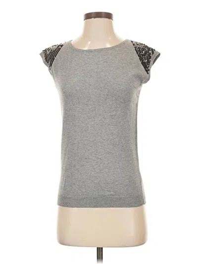 Pre-owned Worthington Sleeveless Top Gray Crew Neck Tops