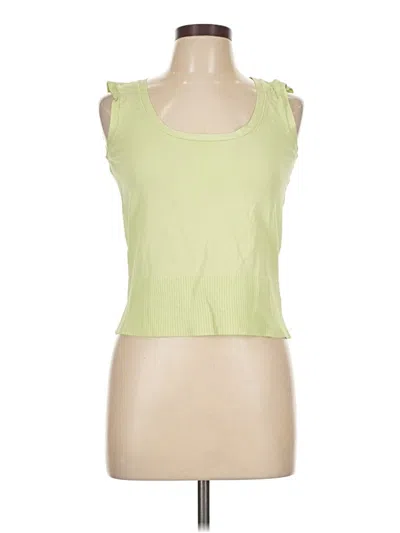 Pre-owned Worthington Sleeveless T-shirt In Green