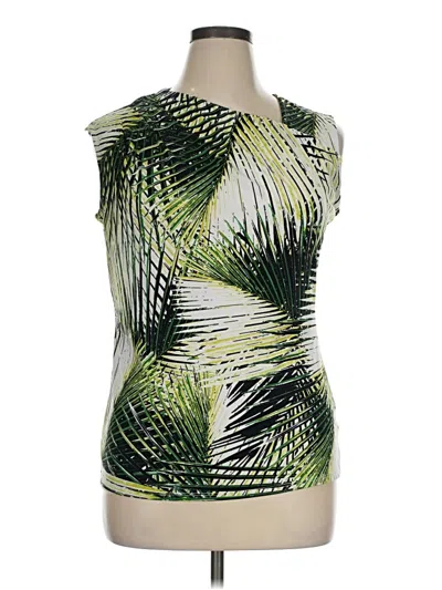 Pre-owned Worthington Sleeveless T-shirt In Green