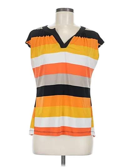 Pre-owned Worthington Sleeveless T-shirt In Orange