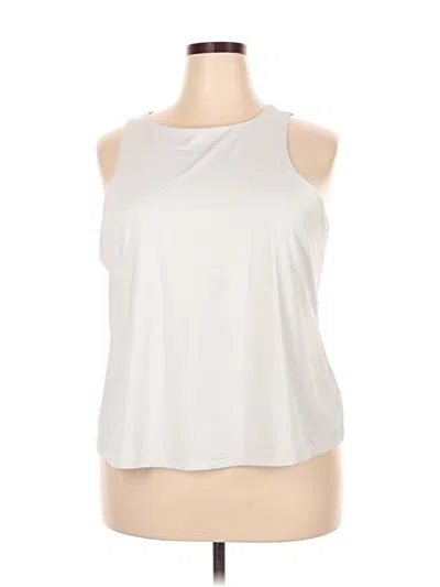 Pre-owned Worthington Sleeveless T-shirt In Silver