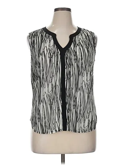 Pre-owned Worthington Sleeveless T-shirt In Silver