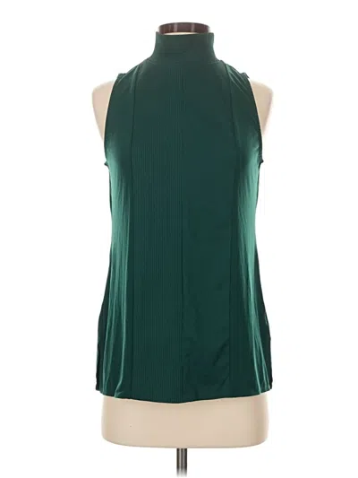 Pre-owned Worthington Sleeveless Turtleneck In Green