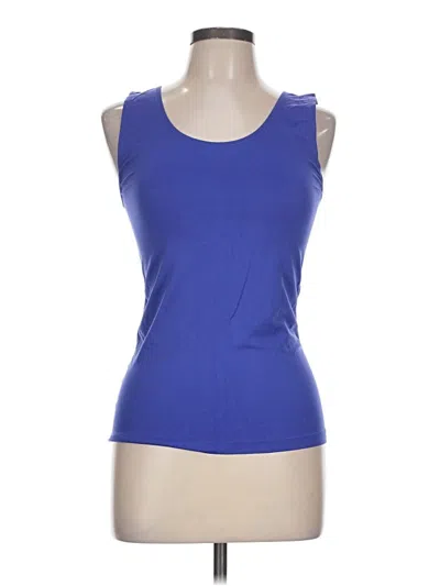 Pre-owned Worthington Tank Top Blue Strapless Neckline Tops