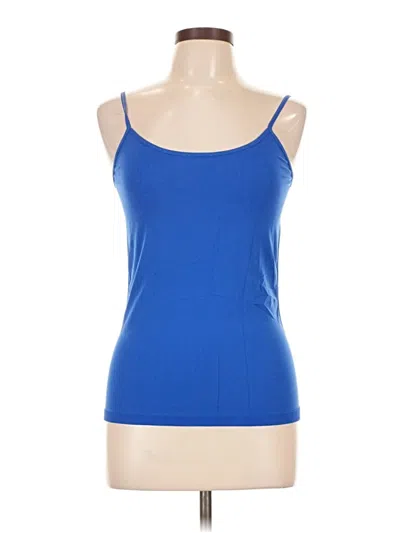 Pre-owned Worthington Tank Top Blue Strapless Neckline Tops