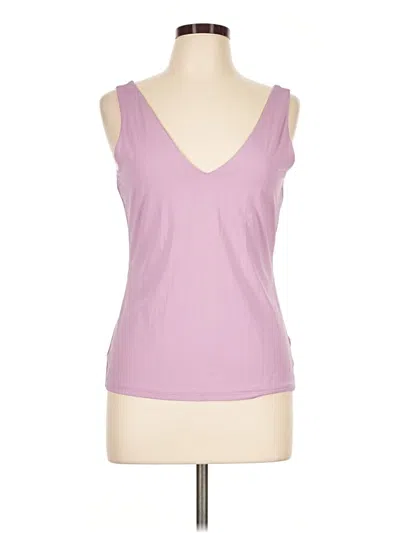 Pre-owned Worthington Tank Top Purple Plunge Neckline Tops