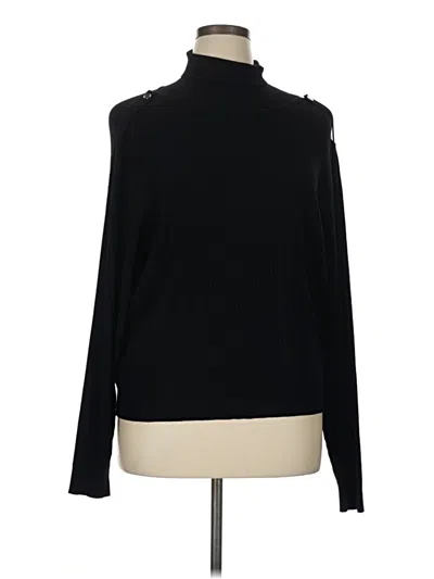 Pre-owned Worthington Turtleneck Sweater In Black