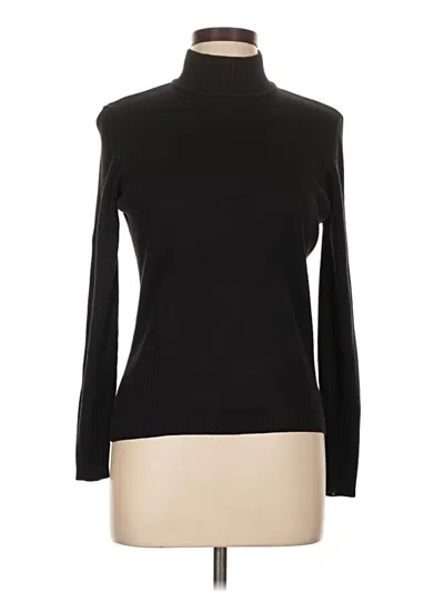 Pre-owned Worthington Turtleneck Sweater In Black