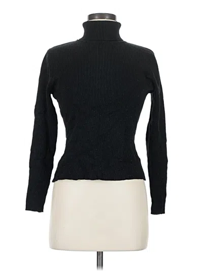 Pre-owned Worthington Turtleneck Sweater In Black