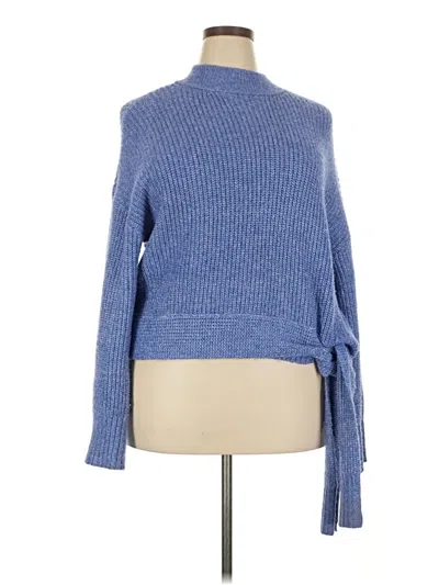 Pre-owned Worthington Turtleneck Sweater In Blue