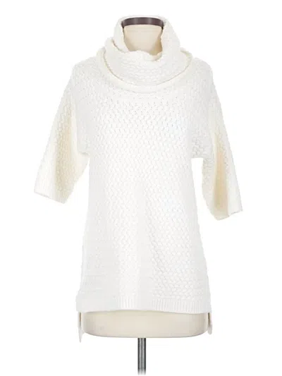 Pre-owned Worthington Turtleneck Sweater In Ivory