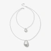 Worthington Womens 18 Inch Strand Necklace In Silver