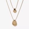 Worthington Womens 18 Inch Strand Necklace In Gold