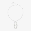 Worthington Womens 26 Inch Pendant Necklace In Metallic