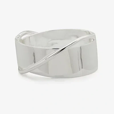 Worthington Womens Bangle Bracelet In Silver