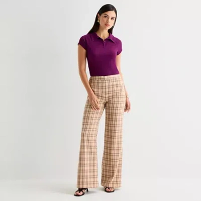 Worthington Womens Fit And Flare Pant In Multi