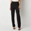 Worthington Womens Modern Straight Trouser In Black