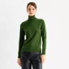 Worthington Womens Turtleneck Long Sleeve Pullover Sweater In Green