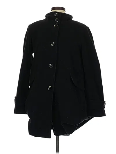 Pre-owned Worthington Wool Coat In Black