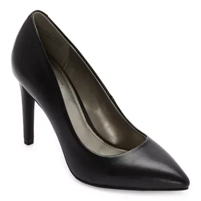 Worthington Zito Womens Pointed Closed Toe Stiletto Heel Pumps In Black