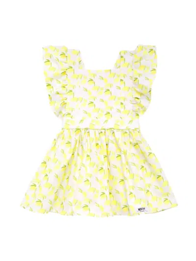 Worthy Threads Kids' Baby Girl's & Little Girl's Lemon Ruffle Dress