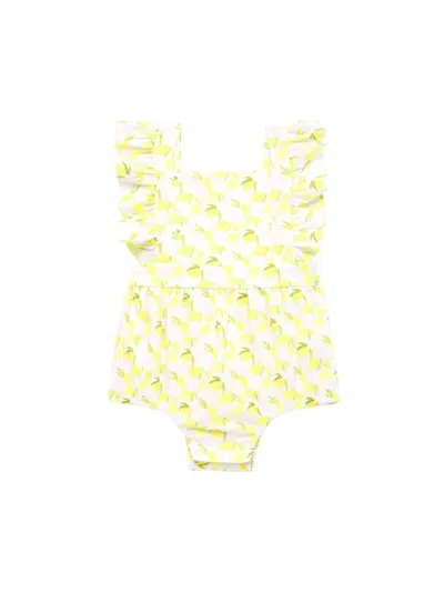 Worthy Threads Kids' Baby's Lemon Bubble Bodysuit In Yellow
