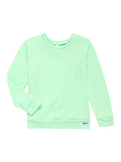 Worthy Threads Baby's, Little Kid's & Kid's Raglan Sweatshirt In Mint Green