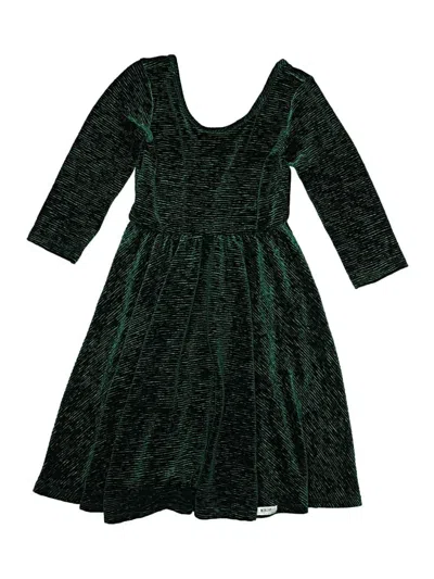 Pre-owned Worthy Threads Kids' Dress In Green