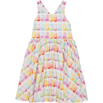 Worthy Threads Babies'  Girls Cross Back Woven Dress In Pink
