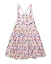 WORTHY THREADS GIRLS' MERMAIDS TIE BACK DRESS - LITTLE KID, BIG KID