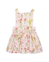 Worthy Threads Girls' Pinafore Dress - Baby, Little Kid In Plants - Light Pink