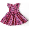 Worthy Threads Kids'  Girls Racer Back Dress In Dino