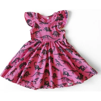 Worthy Threads Kids'  Girls Racer Back Dress In Dino
