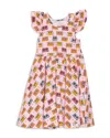 Worthy Threads Girls Racer Back Dress In Light Pink