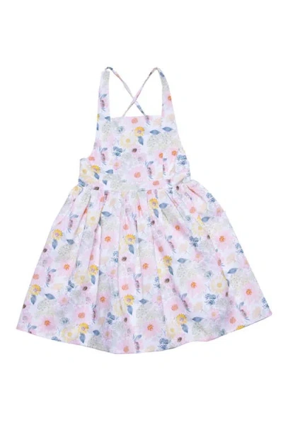 Worthy Threads Babies'  Girls Tie Back Dress In Blooming