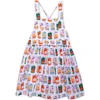 Worthy Threads Kids'  Girls Tie Back Dress In Soda Pop
