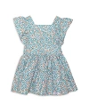 Worthy Threads Girls' Vintage Inspired Dress - Baby, Little Kid In Orange Grove - White